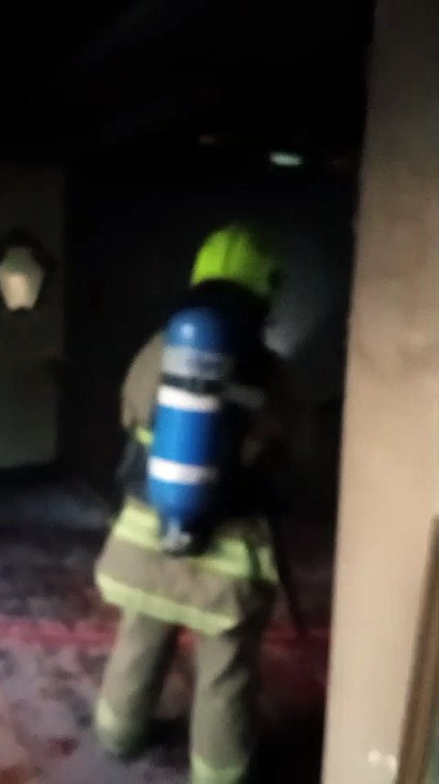 incendio estructural en Potosí