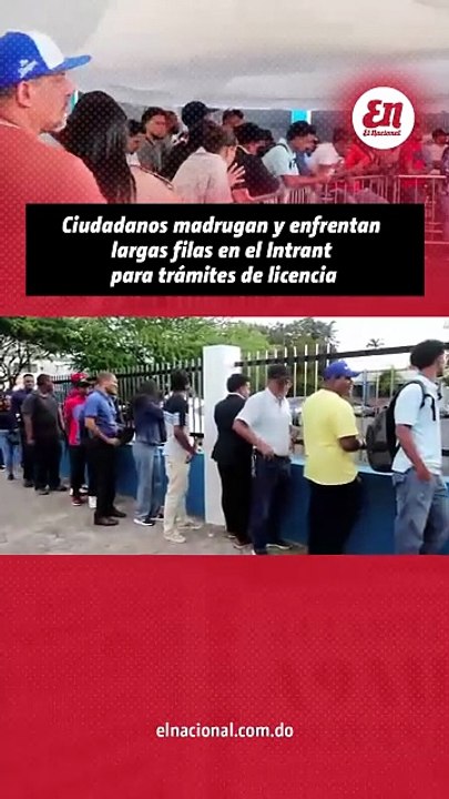 Continúan quejas y criticas por filas en Intrant para buscar licencias