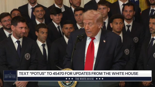 Epic Messi Moment: Trump Talks Cristiano Ronaldo and Messi Can’t Stop Smiling