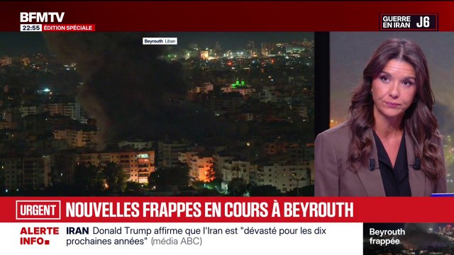 Conflit au Moyen-Orient: la presse libanaise décompte, pour l'instant, cinq frappes dans le sud de Beyrouth au Liban