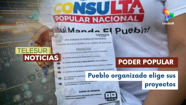 Poder Popular en Venezuela se prepara la primera Consulta 2026