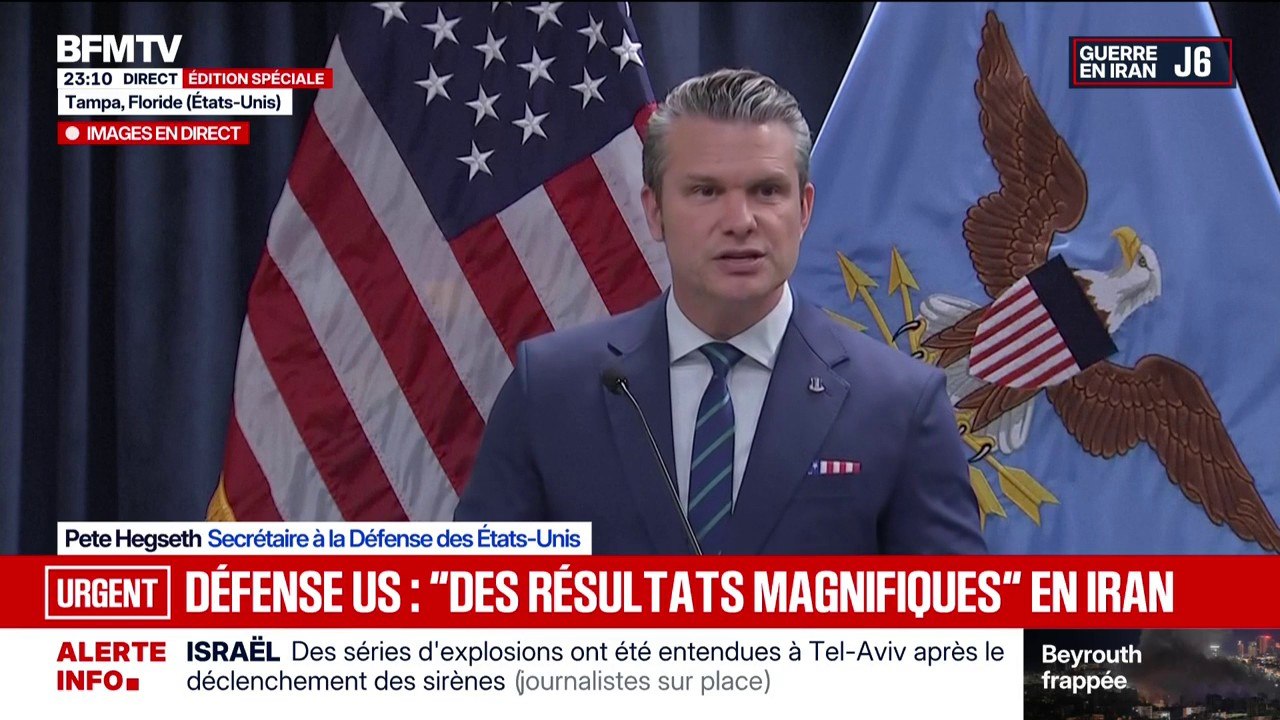 Conflit au Moyen-Orient: Pete Hegseth, secrétaire à la Défense, assure que la volonté des États-Unis "est sans limite"