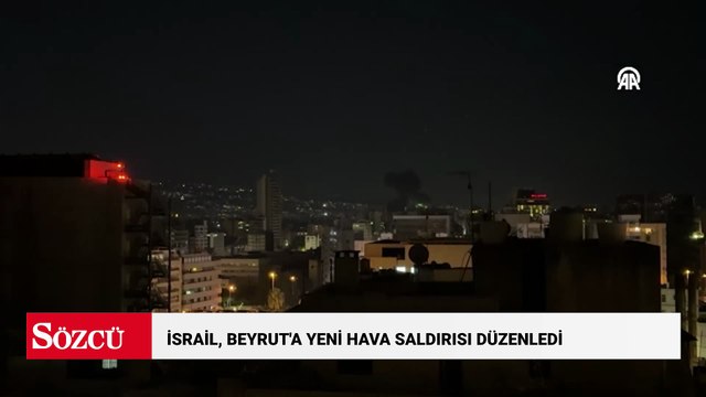 İsrail, Lübnan'ın başkenti Beyrut'a yeni hava saldırısı düzenledi
