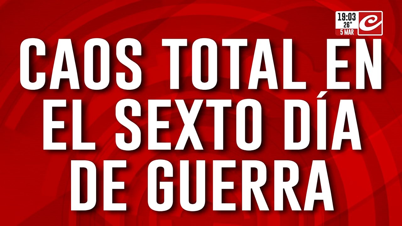 Conflicto en Medio Oriente: "Argentina ya está metida en la guerra porque Irán nos atacó dos veces"