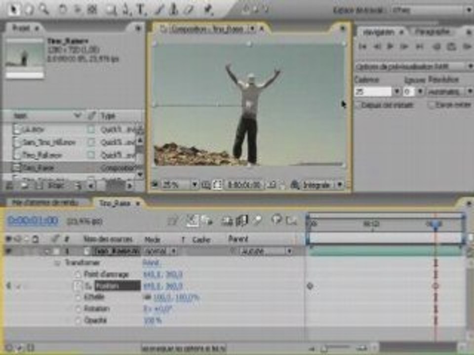 Tuto "Animation" partie 1 d'Andrew Kramer - After Effects