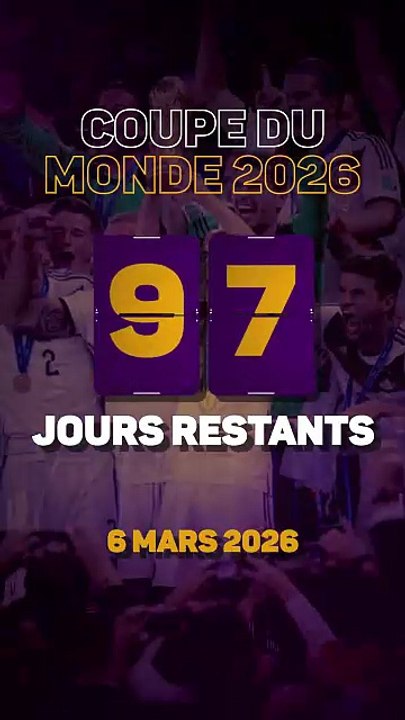 Le décompte d’Opta - J-97 avant la Coupe du monde