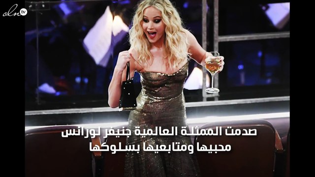 ممثلة عالمية مخمورة تصدم الحضور بتصرفها خلال حفل الأوسكار