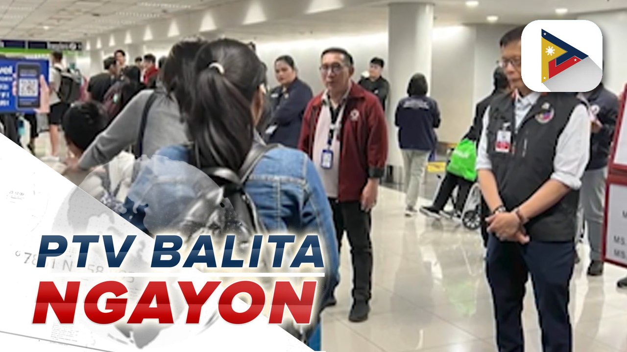 33 na stranded overseas Filipino workers na apektado rin ng tensiyon sa #MiddleEast, nakauwi na sa bansa