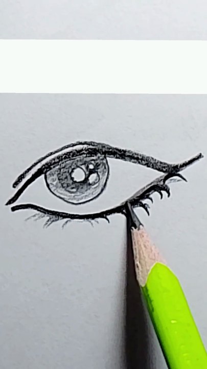 How to draw eye