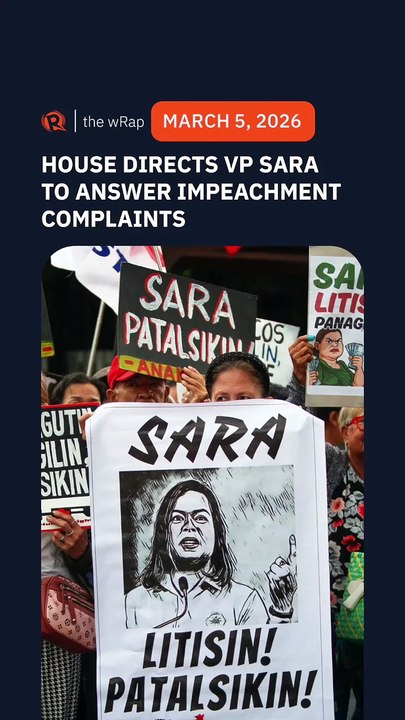 House committee directs VP Sara Duterte to answer impeachment complaints