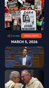 Today’s headlines: Sara impeachment, Bong Suntay, war on Iran | The wRap | March 5, 2026