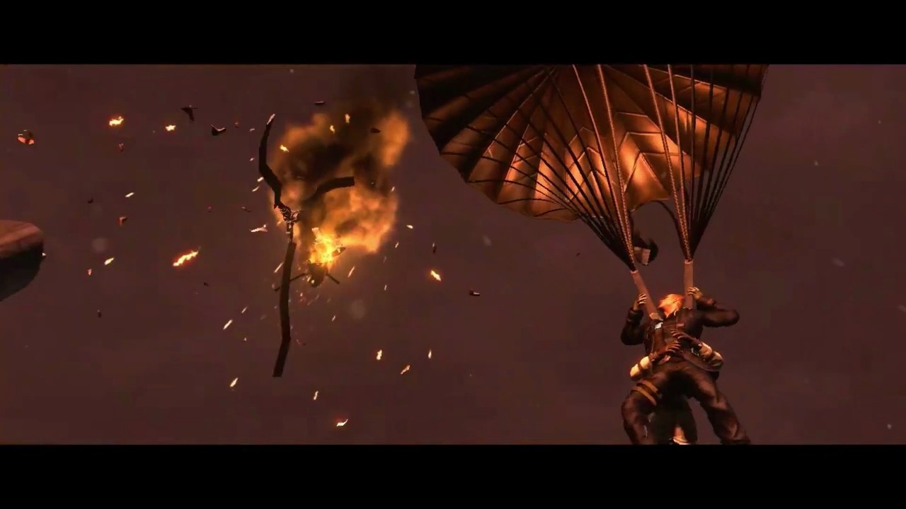 Resident Evil 6: Jake and Sherry - tandem parachute escape