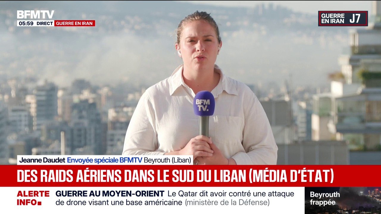Guerre au Moyen-Orient: des raids aériens dans le Sud-Liban cette nuit