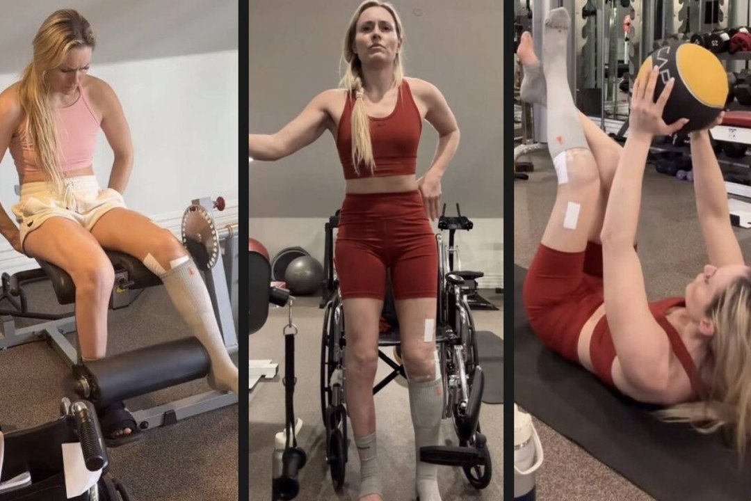 Lindsey Vonn ya entrena menos de un mes después de su grave accidente: "Sigo trabajando duro"