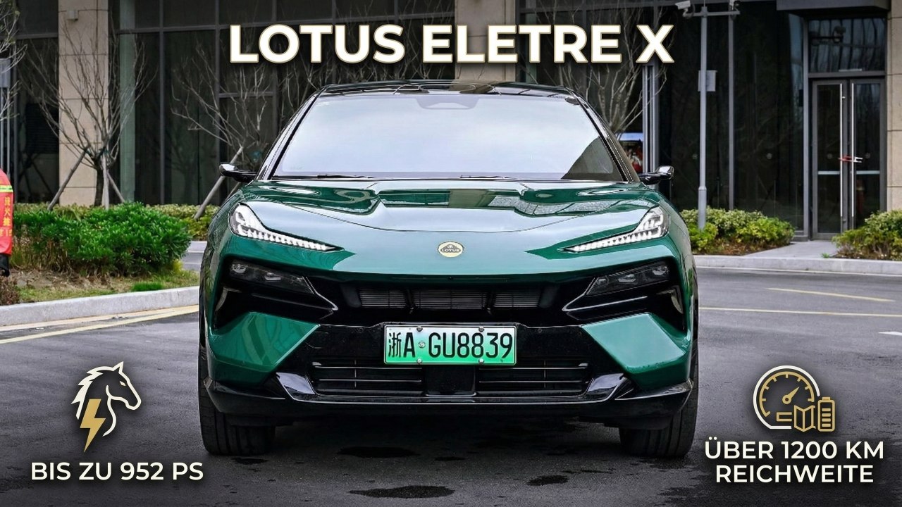 Lotus Eletre X Hybrid erklärt: 1200 km Reichweite im Luxus-SUV