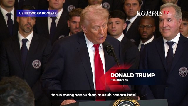 Pernyataan Presiden Trump, Angkatan Laut dan Angkatan Udara Iran Sudah Lenyap