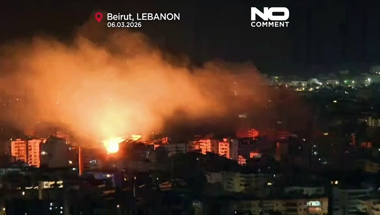 New Israeli airstrikes rock Beirut suburb as civilians flee feared escalation