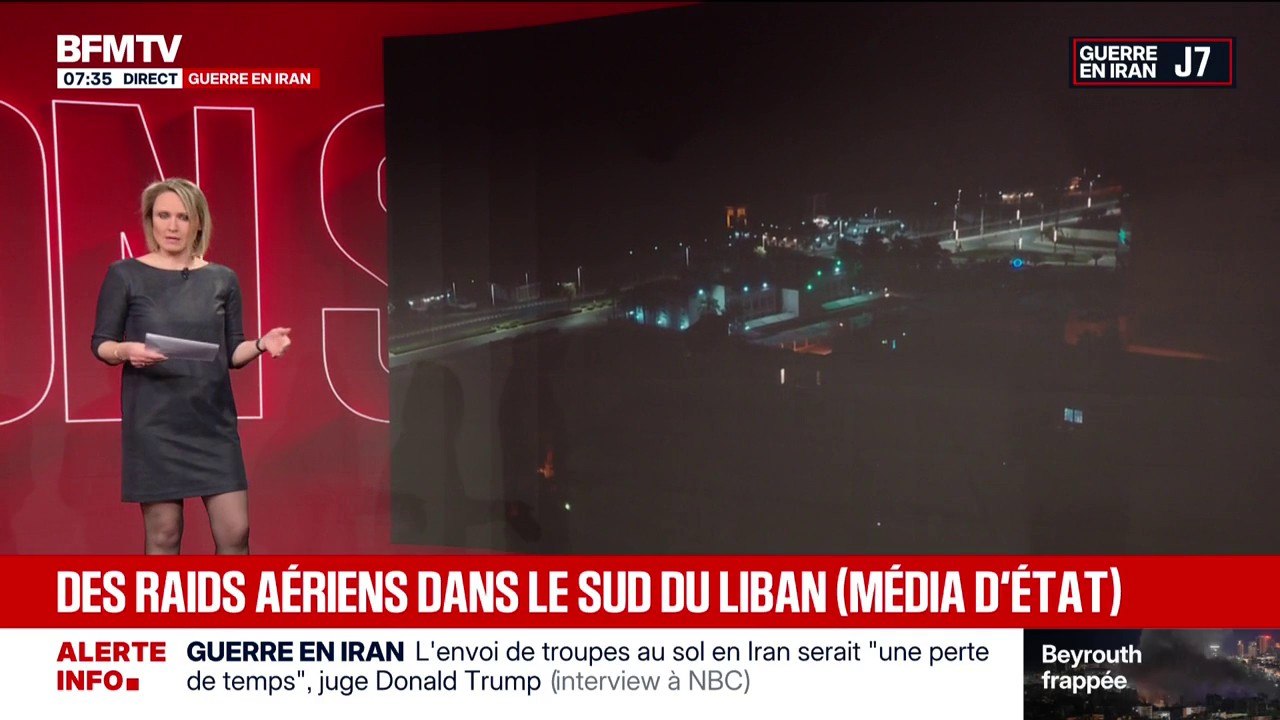 Guerre au Moyen-Orient: des raids aériens ont eu lieu cette nuit dans le sud du Liban