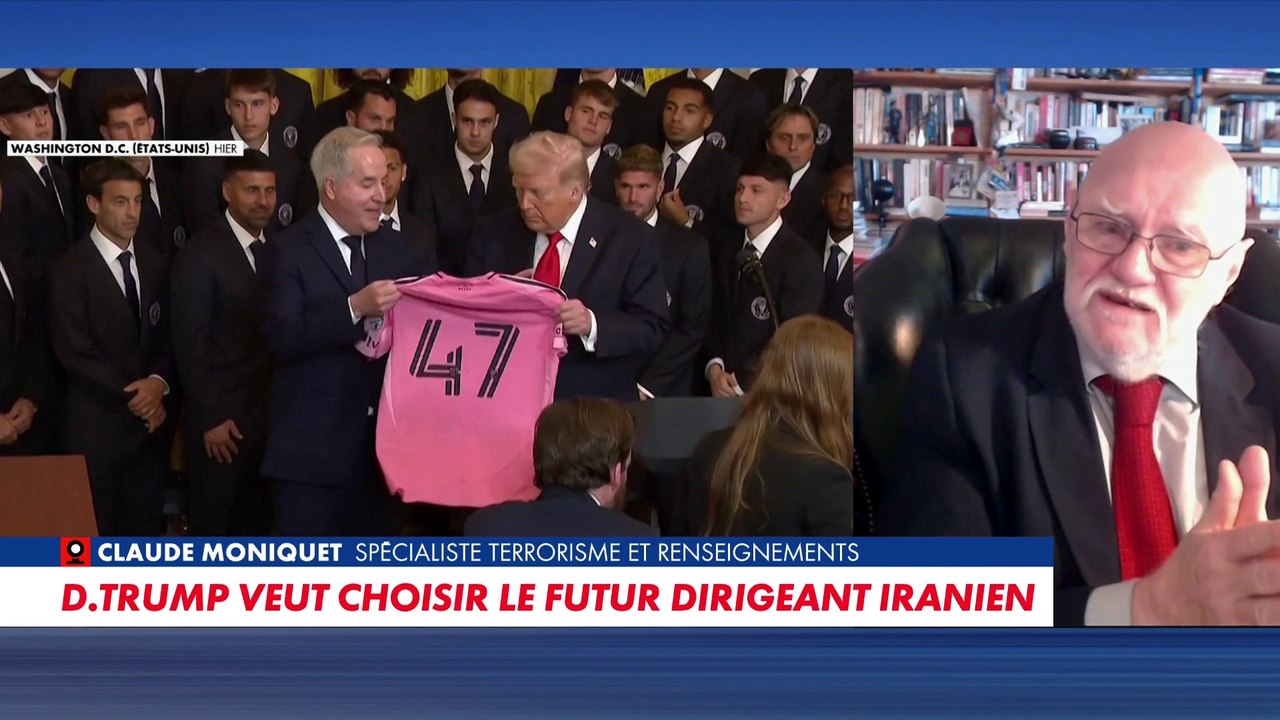 Donald Trump veut choisir le futur dirigeant de l'Iran : l'analyse de Claude Moniquet