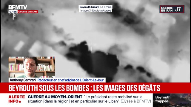 Guerre au Moyen-Orient: les images des dégâts causés par les bombes à Beyrouth
