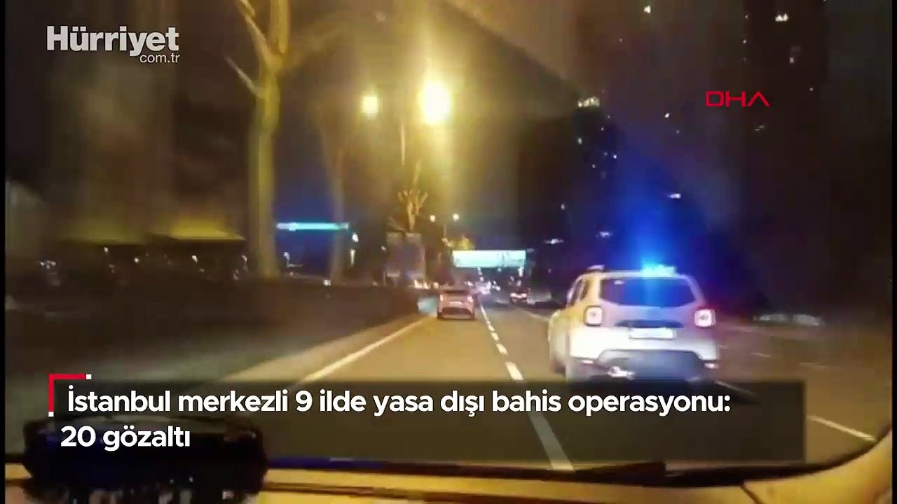 İstanbul merkezli 9 ilde yasa dışı bahis operasyonu: 20 gözaltı