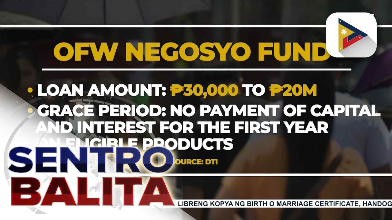OFWs na nais mag-negosyo, tutulungan ng DTI sa pamamagitan ng inilaang P2B sa OFW Negosyo Fund