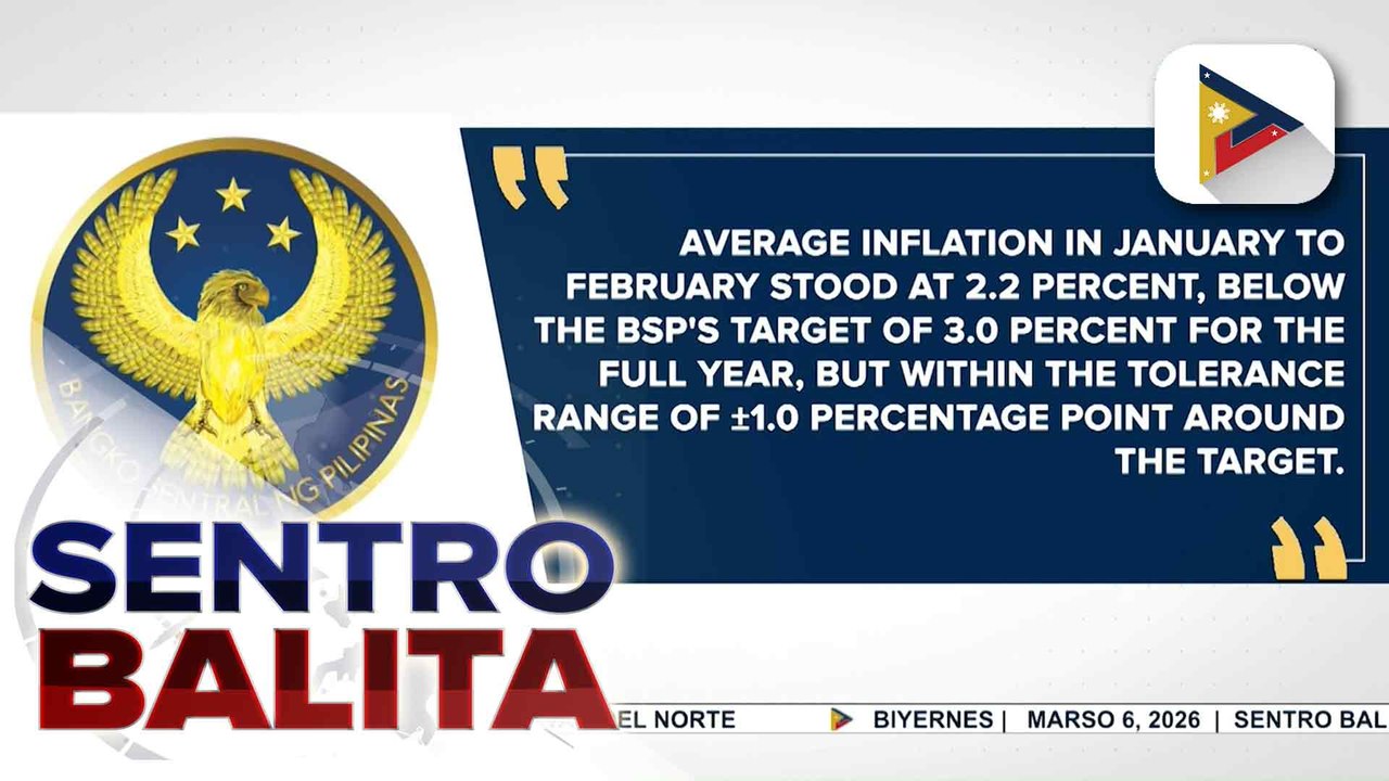 Inflation ng bansa, nananatiling 'manageable' ayon sa BSP; sitwasyon sa #MiddleEast, mahigpit na binabantayan ng Monetary Board