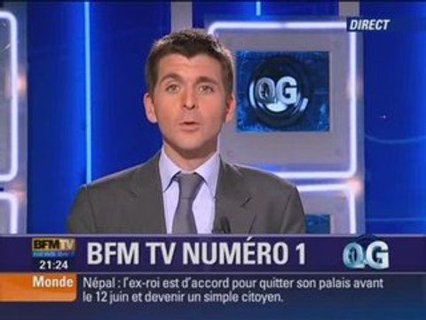 BFM TV devient 1ère Chaine Info de France (QG)