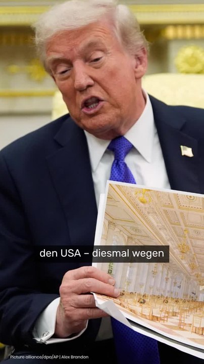 No Glomex Donald Trump: Streit ums Weiße Haus – Baupläne sorgen für landesweite Debatte