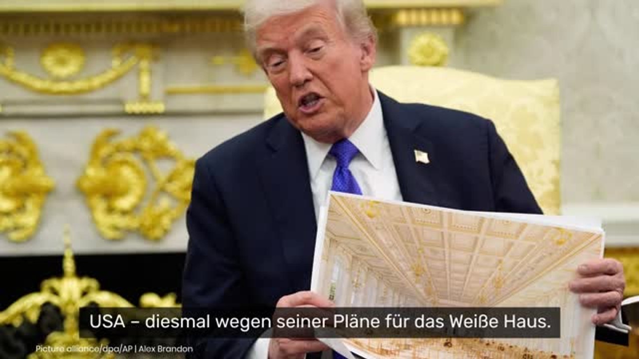 Donald Trump: Streit ums Weiße Haus – Baupläne sorgen für landesweite Debatte