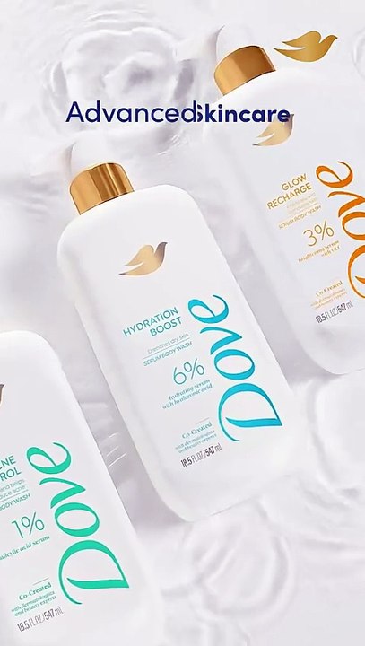NEW Dove Serum Shower Collection