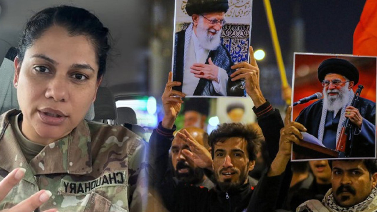 US Army Soldier Shilpa Chaudhary का India में Khamenei Death Protests पर Funny Reaction,मजाक उड़ाते.