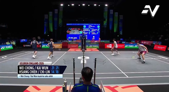 Man Wei Chong & Tee Kai Wun membara teruskan kemaraan di Seluruh England