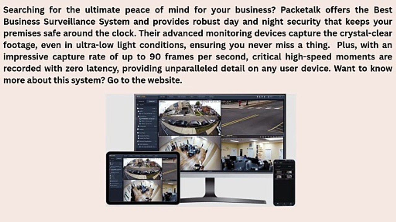 Outdoor Surveillance Camera System