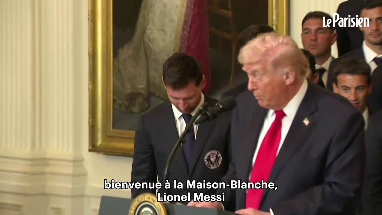 Donald Trump honore Messi et l’Inter Miami à la Maison Blanche après la victoire en MLS