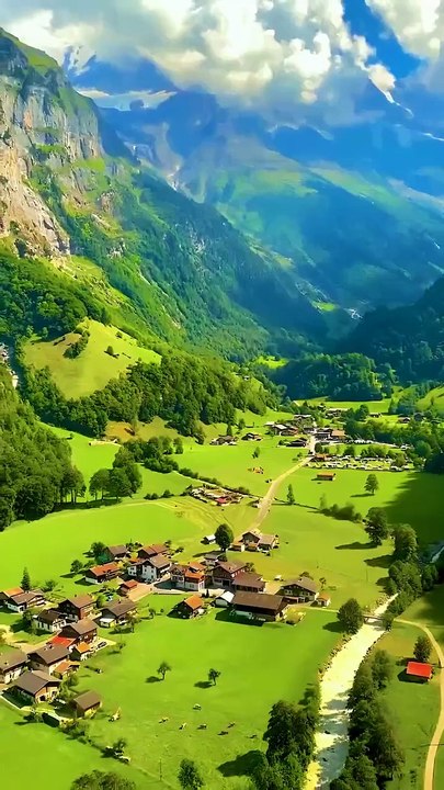 Exploring the Majestic Swiss Alps and Scenic Train Rides Cinematic Nature