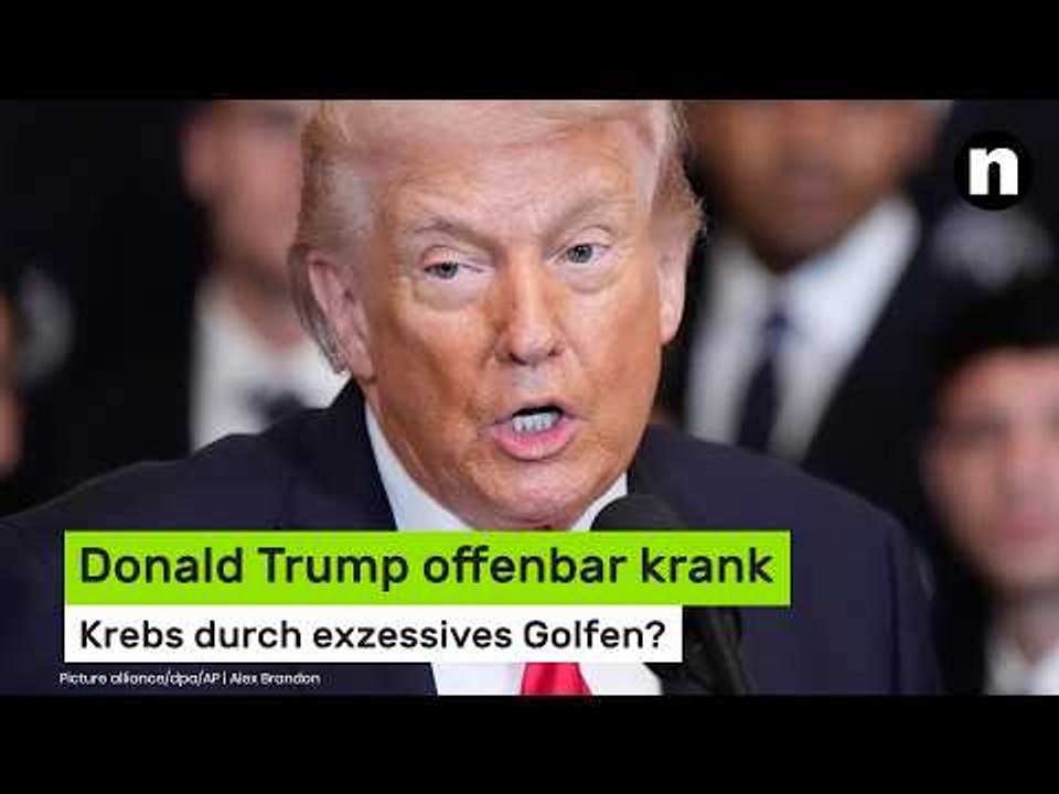 Donald Trump offenbar krank: Krebs durch exzessives Golfen?
