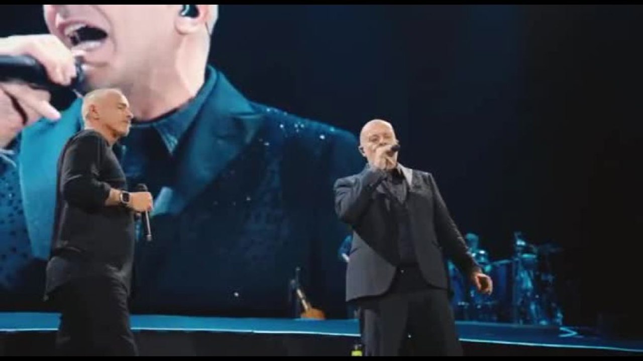Eros Ramazzotti fa tappa a Copenhagen, con lui sul palco Max Pezzali