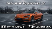 2026 Yangwang U7 vorgestellt: 1.340 PS und Flash-Charging
