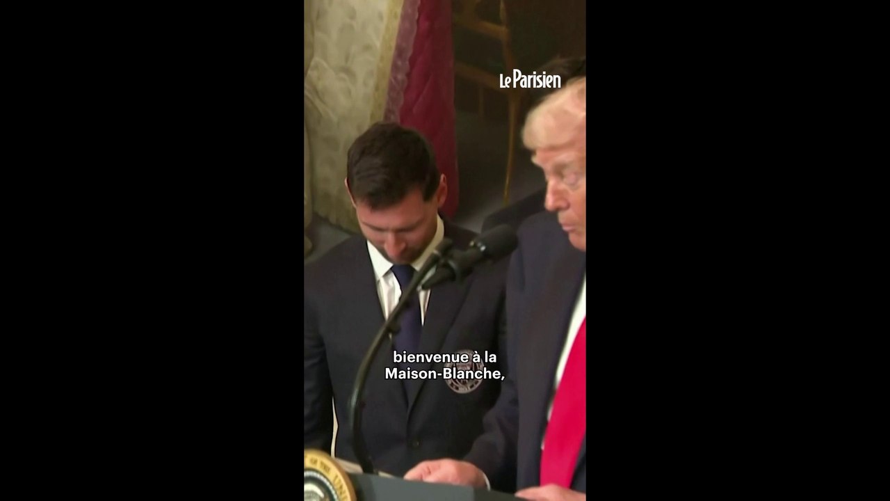 Donald Trump honore Messi à la Maison Blanche