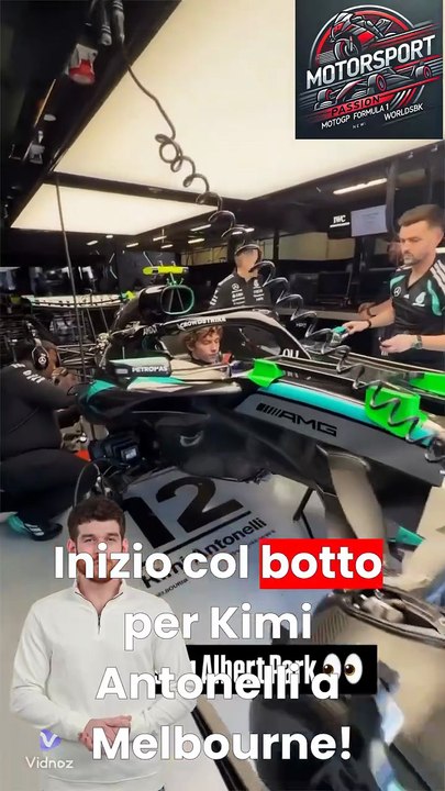 Antonelli da urlo: 2°! 🏎️🔥 #kimiantonelli #mercedes  #f1