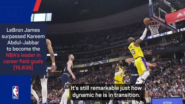 LeBron 'the complete player for 23 years' - Redick