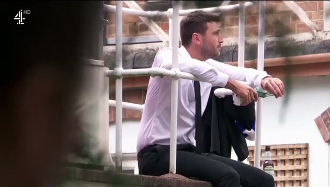 Hollyoaks Warren Fox Watches Damon Kinsella Drown His Sorrows 6th October 2021