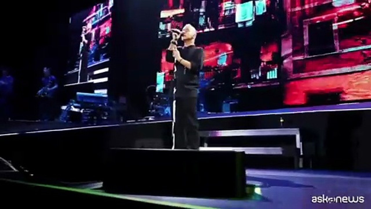 Eros Ramazzotti fa tappa a Copenhagen, con lui sul palco Max Pezzali