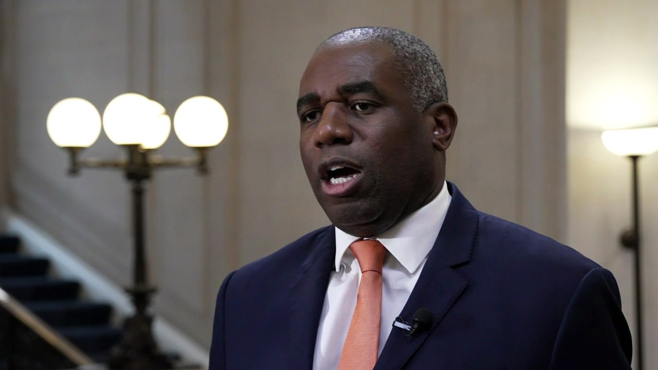 Lammy calls Trump's rhetoric on Iran 'intense'