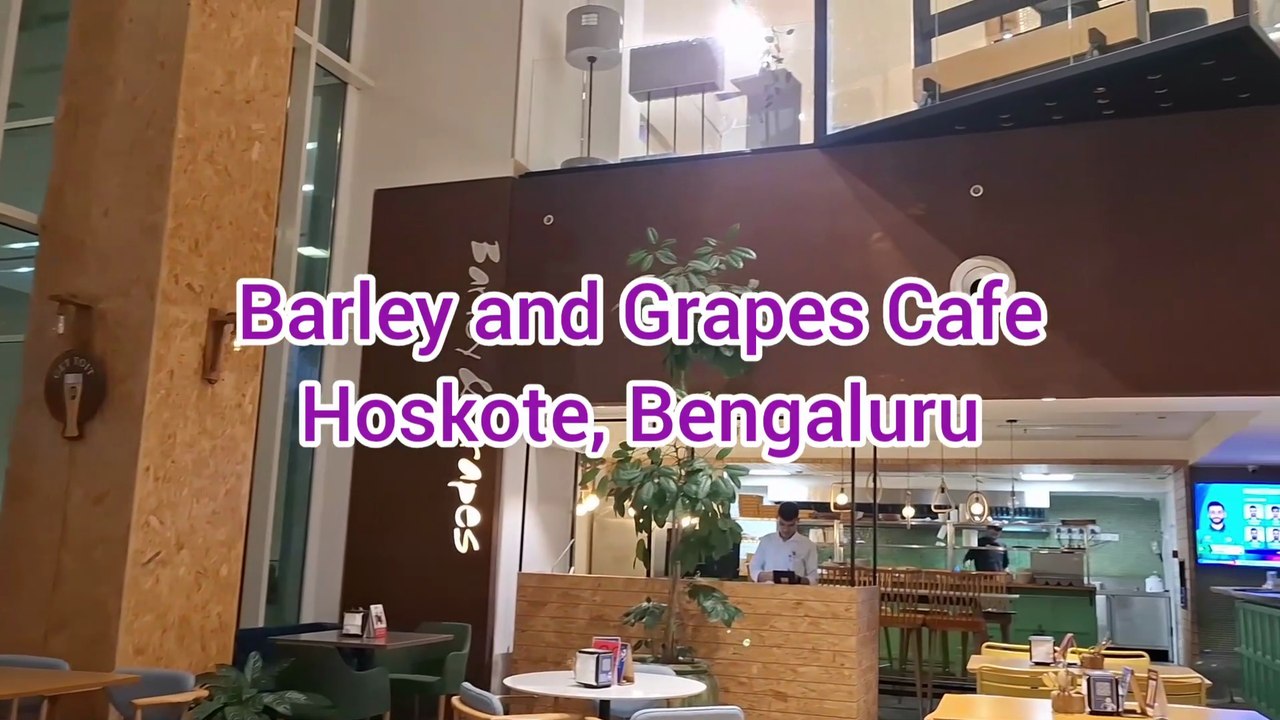 Vegetarian Food Worth Traveling For - Barley and Grapes cafe, Hoskote, Bengaluru #foodvlog