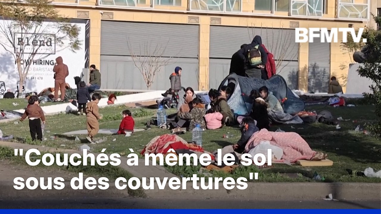Guerre au Moyen-Orient: des familles déplacées se retrouvent sans abri à Beyrouth (Liban)