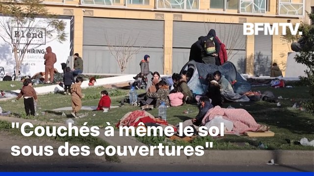 Guerre au Moyen-Orient: des familles déplacées se retrouvent sans abri à Beyrouth (Liban)
