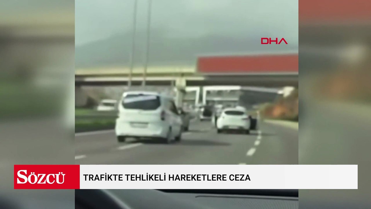 Trafikte tehlikeli hareketlere ceza