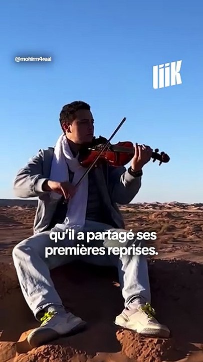 Mohamed joue les classiques du raï au violon